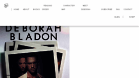 What Deborahbladon.com website looked like in 2018 (5 years ago)