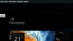 What Discovery.ro website looked like in 2018 (5 years ago)