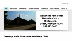 What Deltonfaithchurch.com website looked like in 2018 (5 years ago)