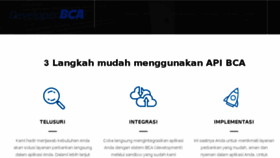 What Developer.bca.co.id website looked like in 2018 (5 years ago)