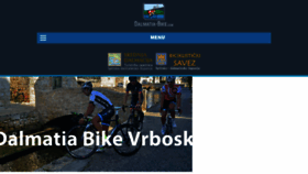What Dalmatia-bike.com website looked like in 2018 (5 years ago)