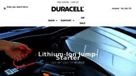 What Duracellpower.com website looked like in 2018 (5 years ago)
