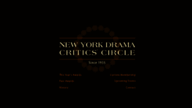 What Dramacritics.org website looked like in 2018 (5 years ago)