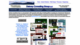 What Delorey.com website looked like in 2018 (5 years ago)