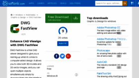 What Dwg-fastview.en.softonic.com website looked like in 2018 (5 years ago)