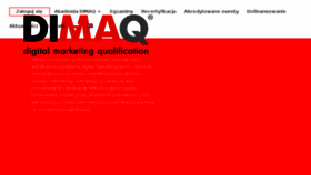 What Dimaq.pl website looked like in 2018 (7 years ago)