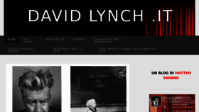 What Davidlynch.it website looked like in 2018 (5 years ago)