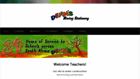 What Deansstationery.co.za website looked like in 2018 (5 years ago)