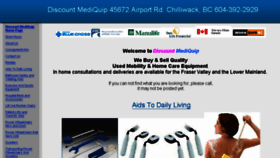 What Discountmediquip.ca website looked like in 2018 (5 years ago)