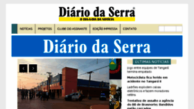 What Diariodaserra.inf.br website looked like in 2018 (5 years ago)