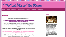 What Dollhousetearoom.com website looked like in 2018 (5 years ago)