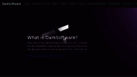 What Darksoftware.net website looked like in 2018 (5 years ago)
