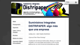 What Distripaper.com website looked like in 2018 (5 years ago)