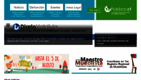 What Diariodevaldivia.cl website looked like in 2018 (5 years ago)