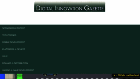What Digitalinnovationgazette.com website looked like in 2018 (5 years ago)