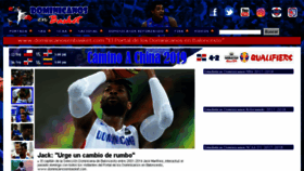 What Dominicanosenbasket.com website looked like in 2018 (5 years ago)