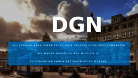 What Dgngroep.nl website looked like in 2018 (5 years ago)