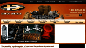 What Deecometals.com website looked like in 2018 (5 years ago)