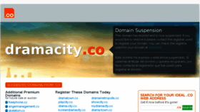 What Dramacity.co website looked like in 2018 (5 years ago)