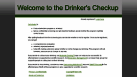 What Drinkerscheckup.com website looked like in 2018 (5 years ago)