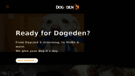 What Dogeden.com website looked like in 2018 (5 years ago)