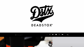 What Deadstox.com website looked like in 2018 (5 years ago)