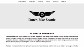 What Dutchbikeseattle.com website looked like in 2018 (5 years ago)