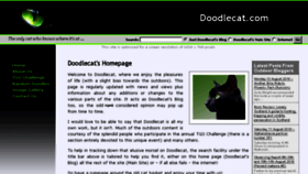 What Doodlecat.com website looked like in 2018 (5 years ago)