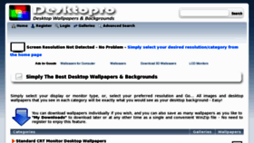 What Desktopro.com website looked like in 2011 (12 years ago)
