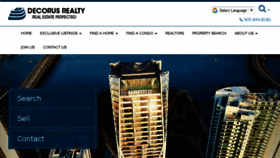 What Decorusrealty.com website looked like in 2018 (5 years ago)