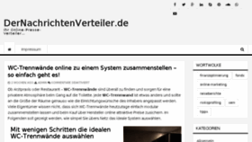 What Dernachrichtenverteiler.de website looked like in 2018 (5 years ago)
