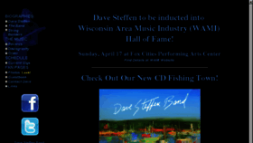 What Davesteffenband.com website looked like in 2018 (5 years ago)