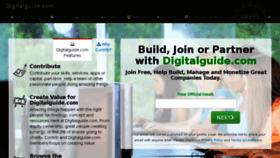 What Digitalguide.com website looked like in 2018 (5 years ago)