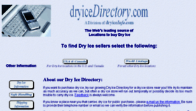 What Dryicedirectory.com website looked like in 2018 (5 years ago)