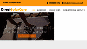 What Directsolarcare.co.uk website looked like in 2018 (5 years ago)
