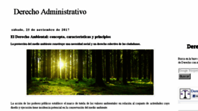 What Derecho-administrativo.com website looked like in 2018 (5 years ago)