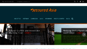 What Detouredasia.com website looked like in 2018 (5 years ago)