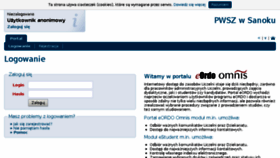 What Dziekanat.pwsz-sanok.edu.pl website looked like in 2018 (5 years ago)