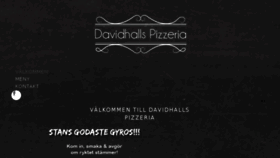 What Davidhallspizzeria.se website looked like in 2018 (5 years ago)