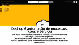 What Deshop.com.br website looked like in 2018 (5 years ago)
