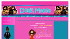 What Dollzmania.com website looked like in 2018 (5 years ago)