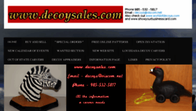 What Decoysales.com website looked like in 2018 (5 years ago)