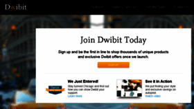 What Dwibit.com website looked like in 2018 (5 years ago)