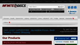 What Diskgolfdiscs.com website looked like in 2018 (5 years ago)