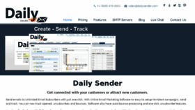 What Dailysender.com website looked like in 2018 (5 years ago)