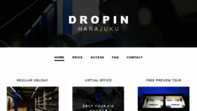 What Dropinharajuku.com website looked like in 2018 (5 years ago)