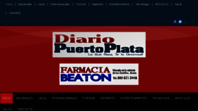 What Diariopuertoplata.com.do website looked like in 2018 (5 years ago)