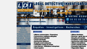 What Detective-brun.com website looked like in 2018 (5 years ago)