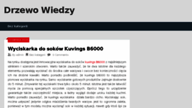 What Drzewo-wiedzy.pl website looked like in 2018 (5 years ago)