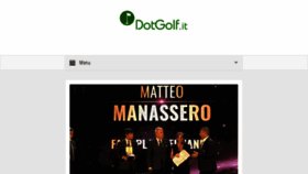 What Dotgolf.it website looked like in 2018 (5 years ago)